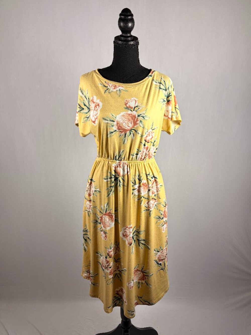 Reb & J  | Buttery Soft Floral Dress | XL | Pockets